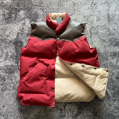 Retro Thickened Cotton Vest V0843