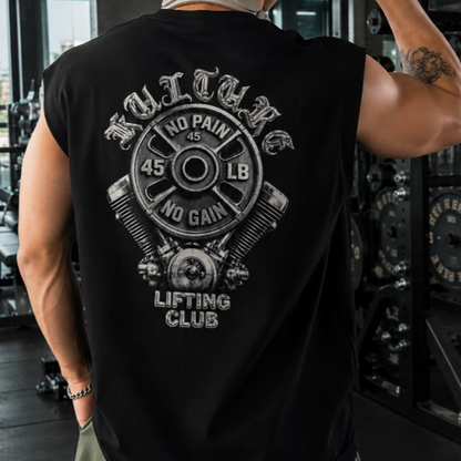 Vintage Lifting Graphic T-Shirt　V1019