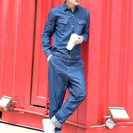 Urban Skull Workwear Jumpsuit V0617