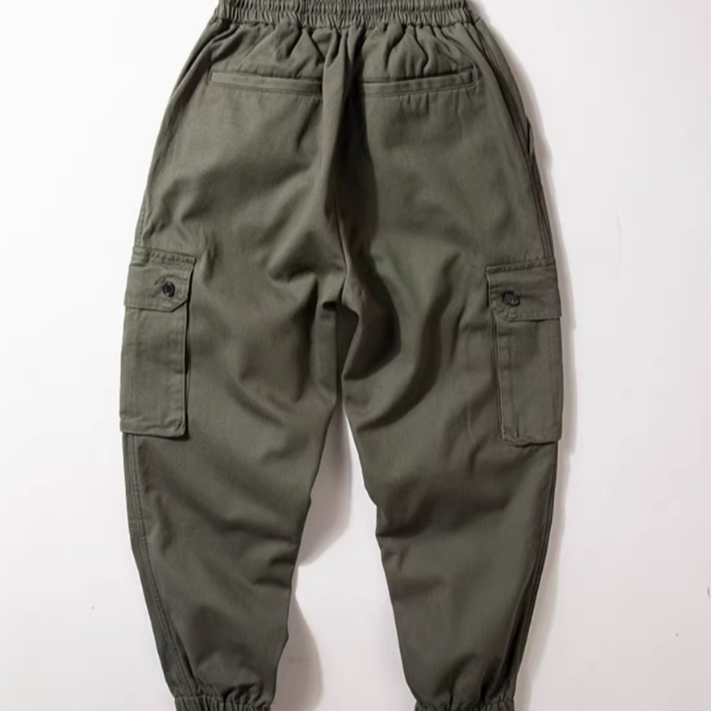 Retro Multi-Pocket Sports Pants V0842