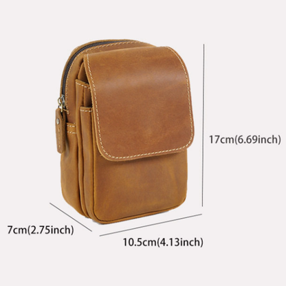 Leather Waist Pack Bag V0962