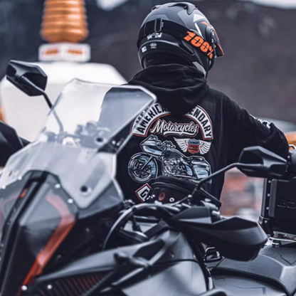 Motorcycle American Retro Hoodie V0017