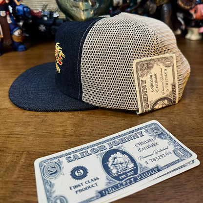 Ride With Fire Trucker Cap V1039