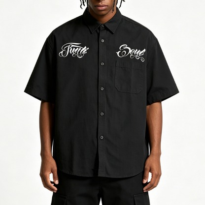 Chicano Popping Work Shirt V0774