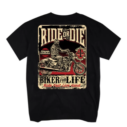 Biker Vibe Cotton Tee V0758