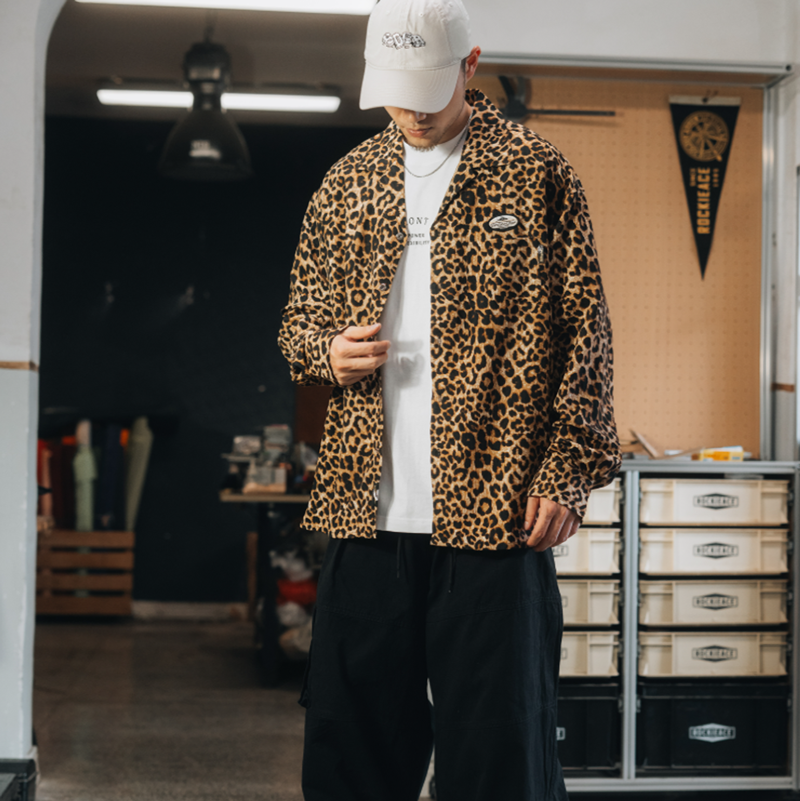 Vintage Animal Print Shirt V0807