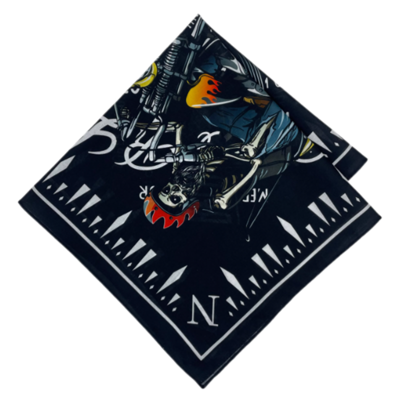 Skull Rider Pattern Bandana V0246