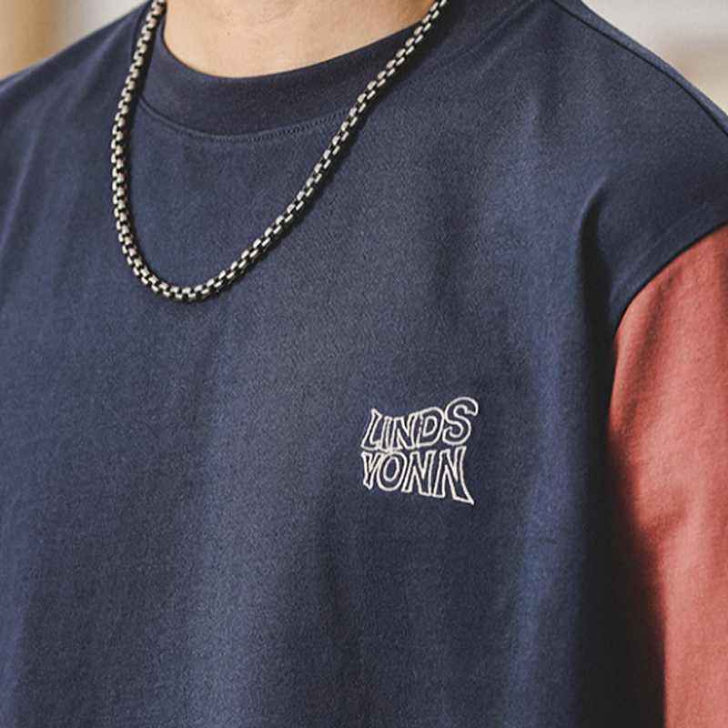 Retro Color Block T-Shirt V0930