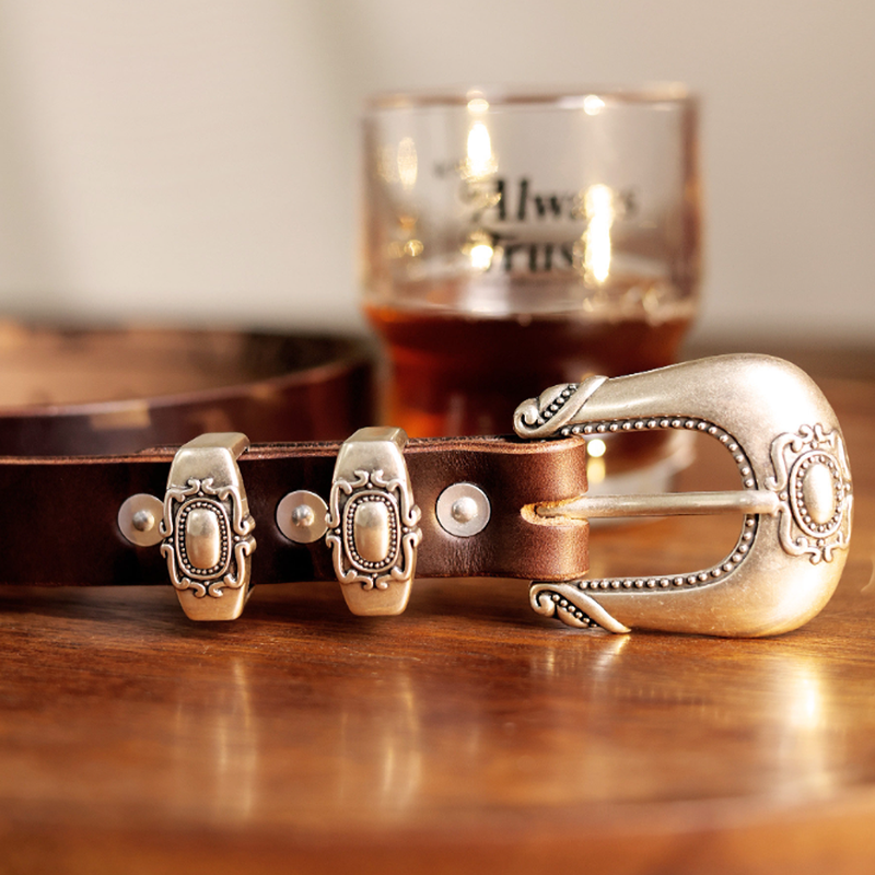 Handcrafted Western Leather Belts V1016