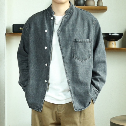 Retro Denim Shirt Jacket V1041