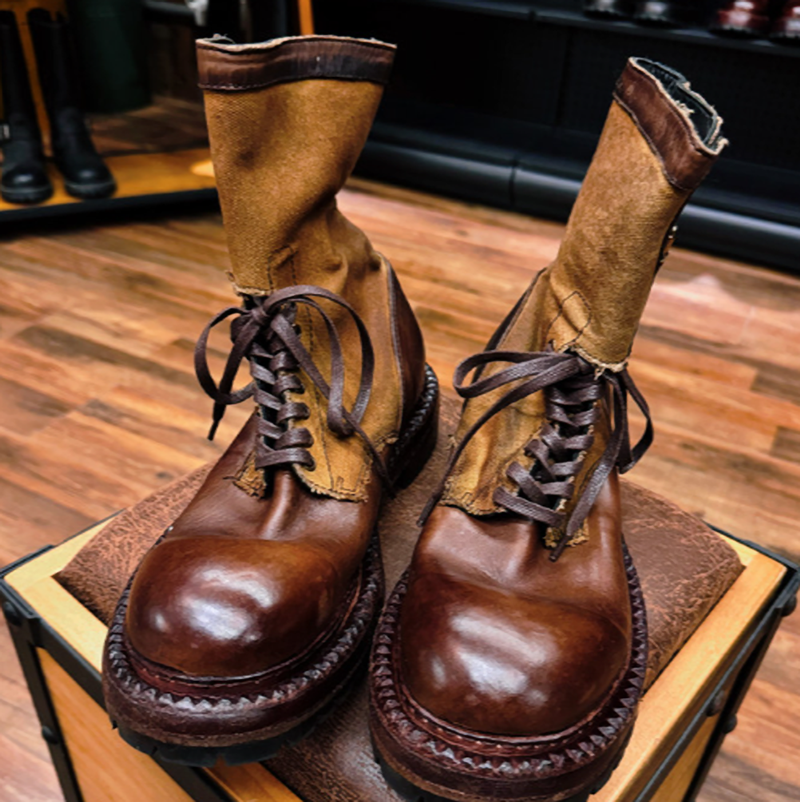 Retro Hiking Martin Boots V0869