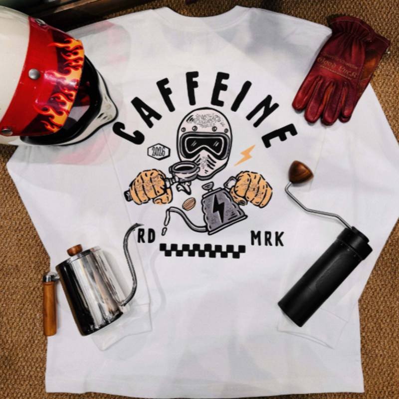 Rider's Cafe Graphic Tee V1013