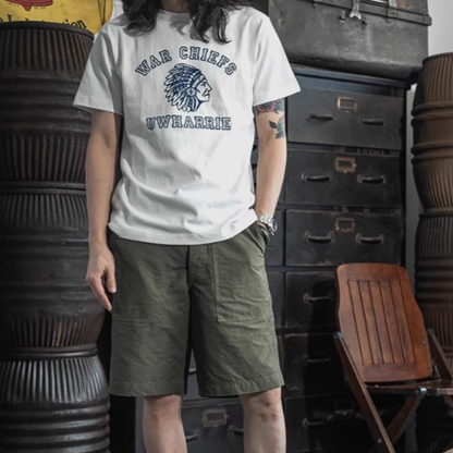 Heavyweight Vintage Indian Print Tee V0674