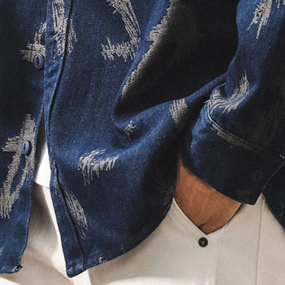 Retro Denim Work Shirt