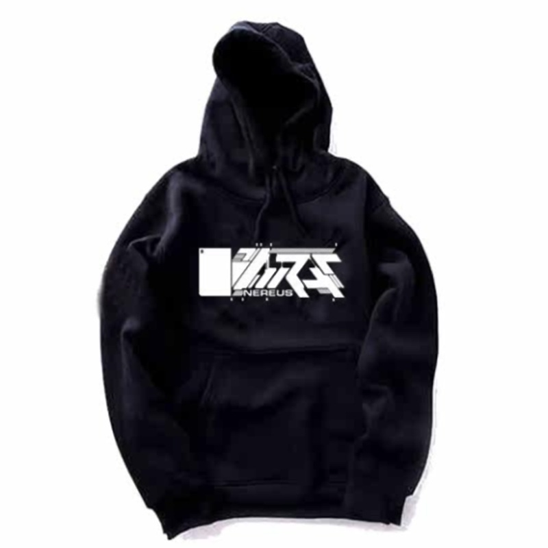 Graphic Back-Print Hoodie V0872