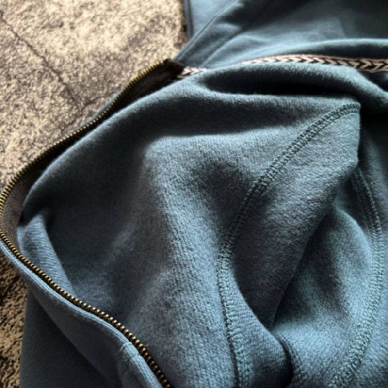 Lightweight Fleece Zip Hoodie V0921