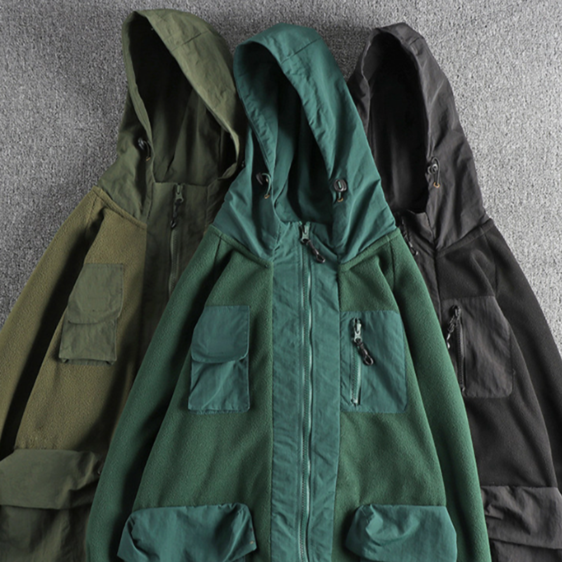 Military Fleece Field Jacket V1064