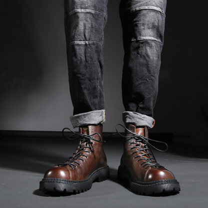 Garage Leather Boot V1036