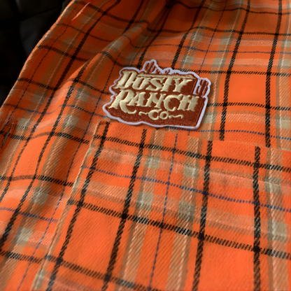 Checked padded jacket V0845