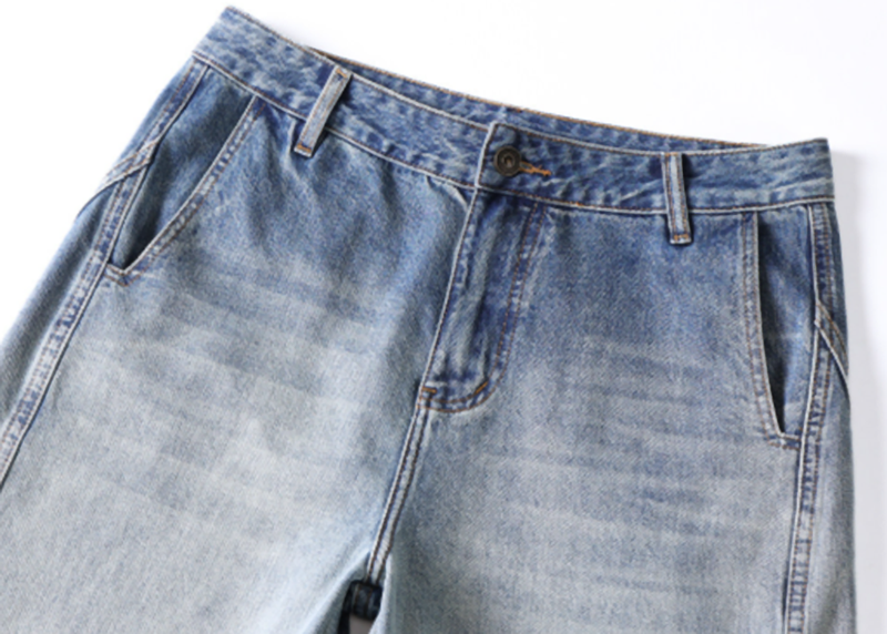 Retro Wide-Legged Jeans V0909