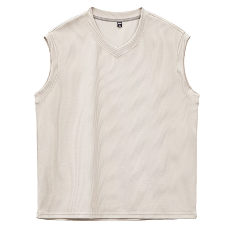 Retro Striped V-Neck Tank Top V0952