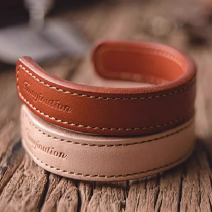 American Retro Leather Bangle V0320