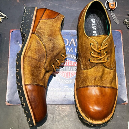 Retro British Leather Shoes V0907