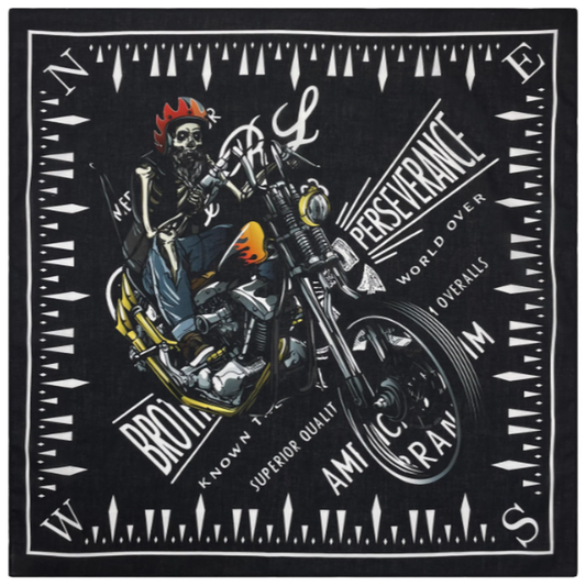 Skull Rider Pattern Bandana V0246