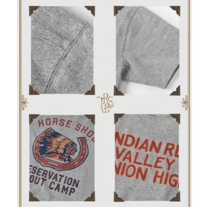 Heavyweight Vintage Indian Print Tee V0674