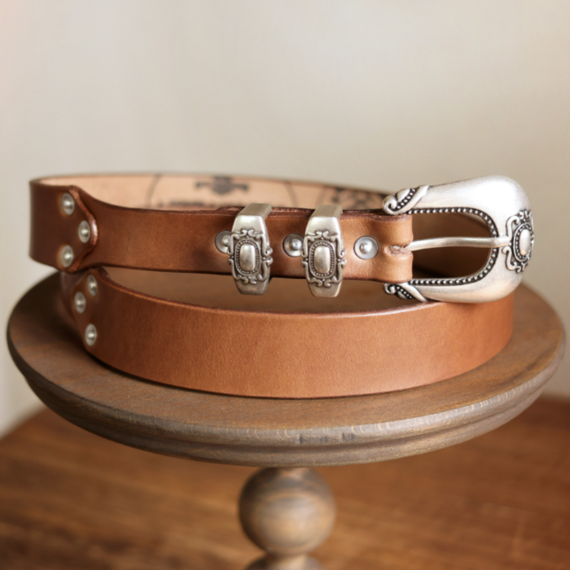 Handcrafted Western Leather Belts V1016