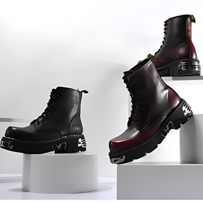 Boho Biker Ankle Boots V0830