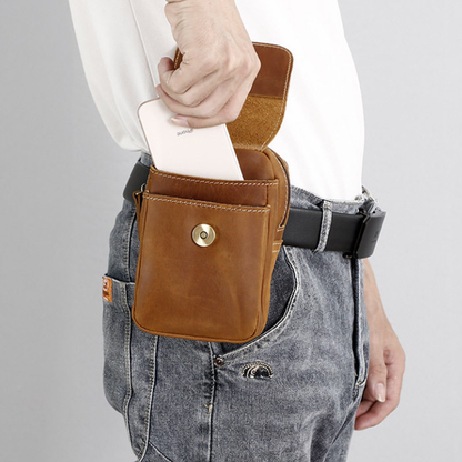 Leather Waist Pack Bag V0962