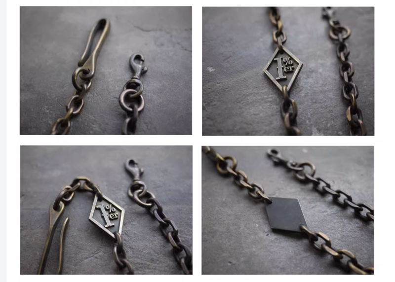 Antique Cross Chain Strap V0299