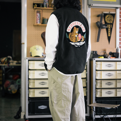 Insulated Fleece Outdoor Vest V1063