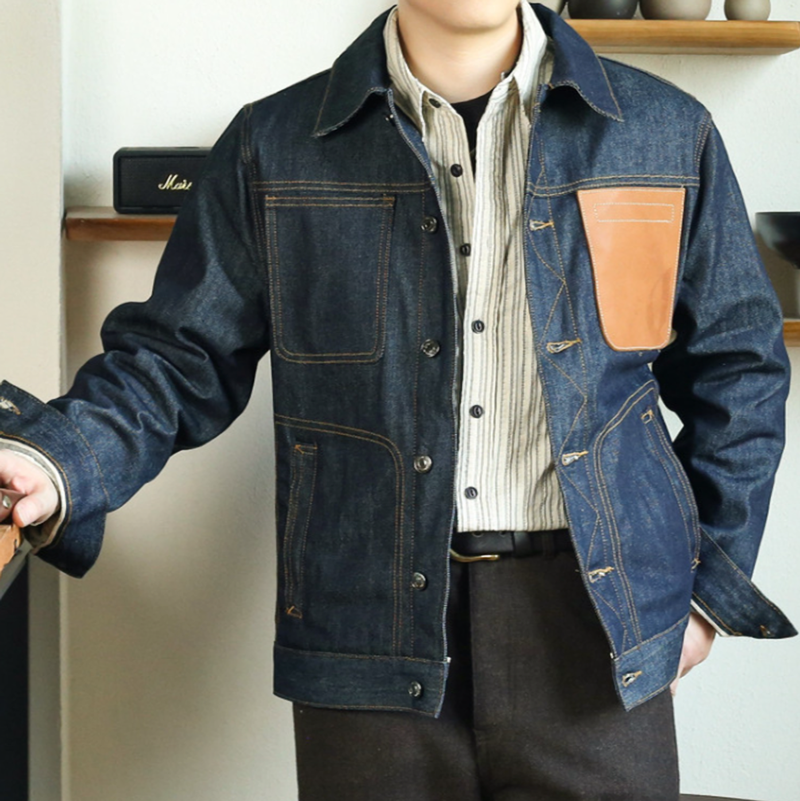 Americana Raw Denim Jacket V1042