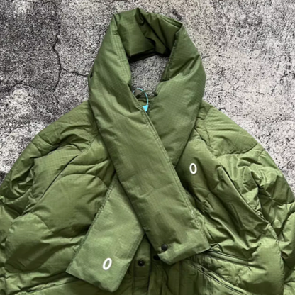 Quilted water-repellent down jacket V0400