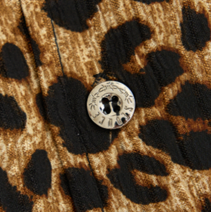 Vintage Animal Print Shirt V0807