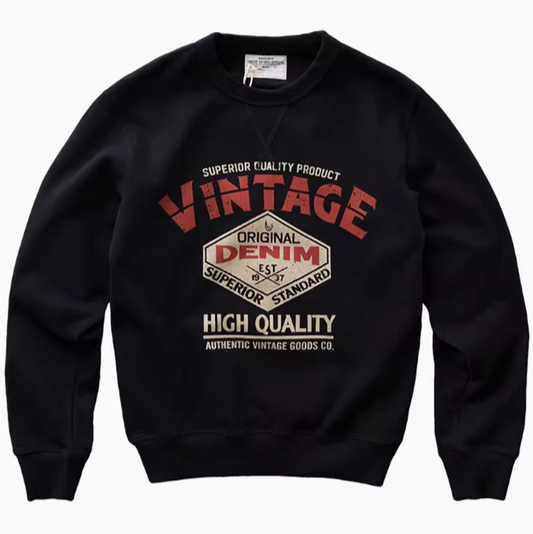 Vintage round neck sweatshirt V0166