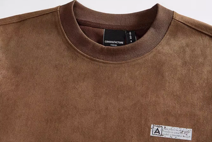 American Retro Corduroy Pullover V0094