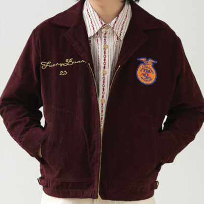 American Retro Corduroy FFA Jacket V0464