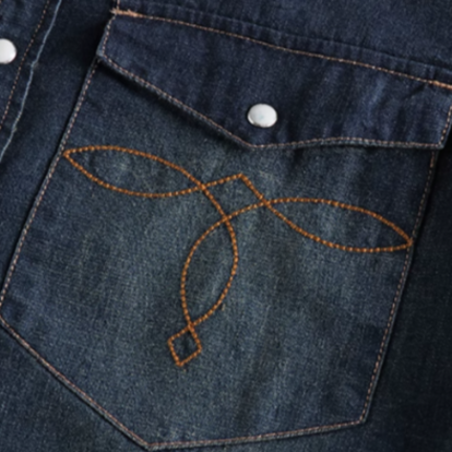 American Vintage Wash Denim Shirt V0683