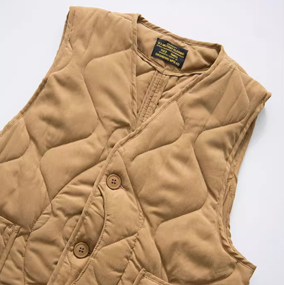 American Retro Quilted Vest V0170