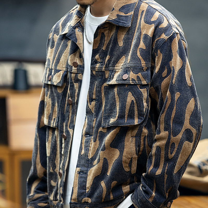 Casual Oversized Denim Jacket V0879