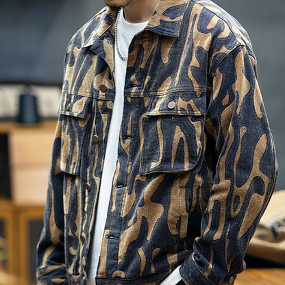 Casual Oversized Denim Jacket V0879