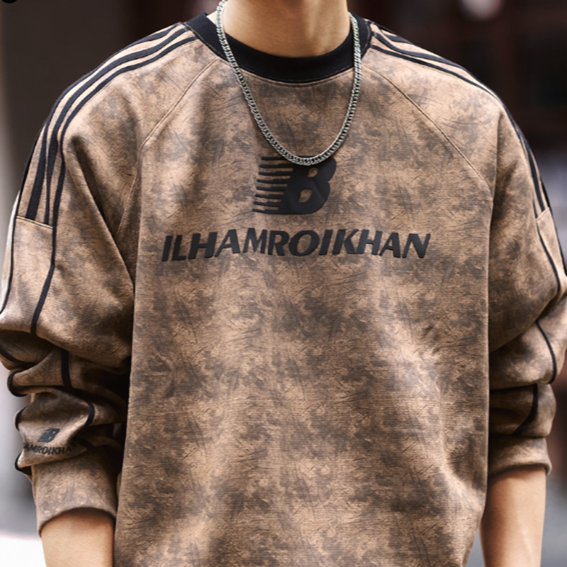 Casual Striped Sweatshirt V0880