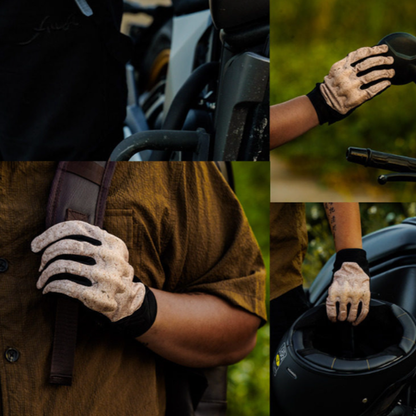 Breathable Retro Motorcycle Gloves V0977