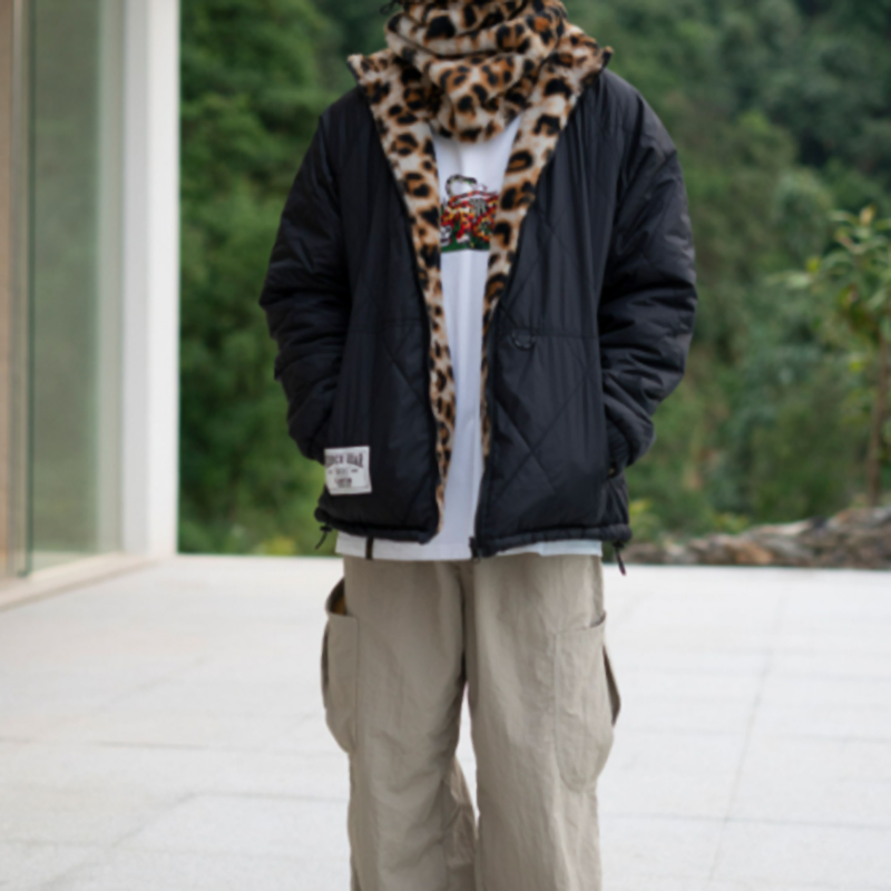 Reversible LeopardJacket V0844