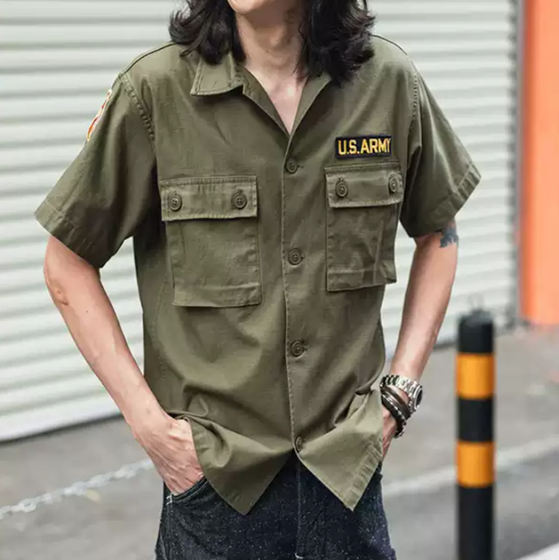 Vintage ARVN Airborne Shirt V0986