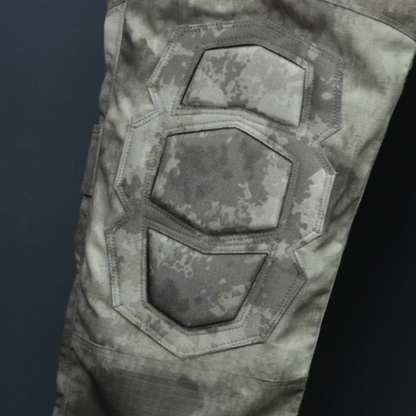 Camouflage pants with protectors V0363