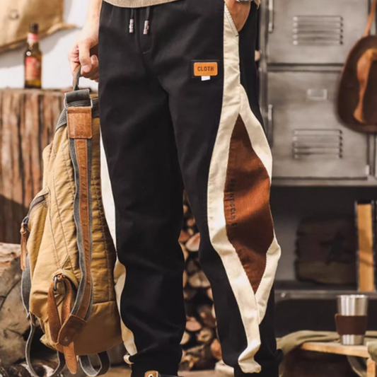 American Retro Jacquard Pants V0712